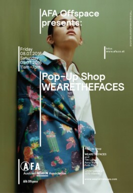 AFA Austrian Fashion Association Branding Corporate Design Poster Plakat We Are The Faces