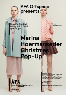 AFA Austrian Fashion Association Branding Corporate Design Poster Plakat Marina Hoermanseder
