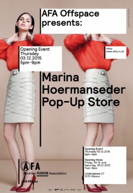 AFA Austrian Fashion Association Branding Corporate Design Poster Plakat Marina Hoermanseder