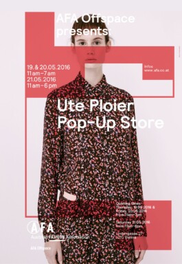 AFA Austrian Fashion Association Branding Corporate Design Poster Plakat Ute Ploier