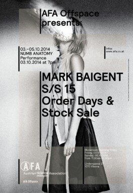 AFA Austrian Fashion Association Branding Corporate Design Poster Plakat Mark Baigent