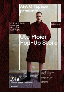 AFA Austrian Fashion Association Branding Corporate Design Poster Plakat Ute Ploier