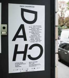 DACH Showroom Paris Corporate Design Branding Poster Plakat