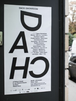 DACH Showroom Paris Corporate Design Branding Poster Plakat