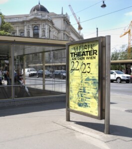 Theater an der Wien Poster Plakat Kampagne Ring Wien