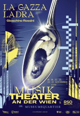 Theater an der Wien La Gazza Ladra Poster Plakat Mladen Penev 