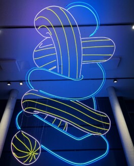 Neon sign for Festspielhaus St.Pölten