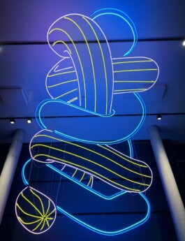 Neon sign for Festspielhaus St.Pölten