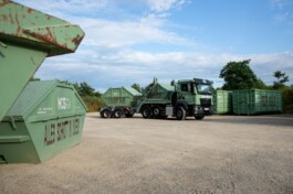 MCS – Mulden- und Containerservice Corporate Design Container LKW 