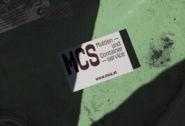 MCS – Mulden- und Containerservice Corporate Design Visitenkarte 